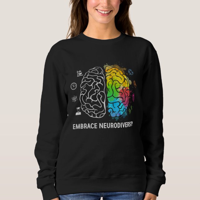 Camiseta Embrace Neurodiversity Autism Awareness ASD Men Wo (Frente)