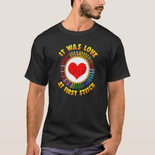 Camiseta Embroiderme Hoop Era Amor No Primeiro Artesanato