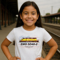 EMD SD40-2 Locomotiva Diesel. bandeira americana