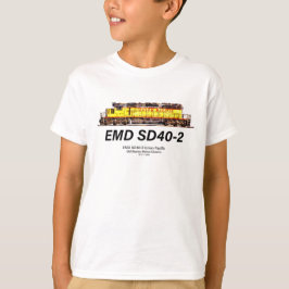 Camiseta EMD SD40-2 Locomotiva Diesel. União do Pacífico