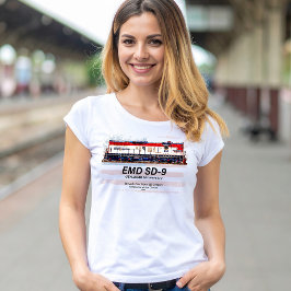 Camiseta EMD SD-9 Locomotive USA 250th Anniversary Livery