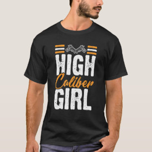 Camiseta Emenda de segundo de Arma para Meninas de Alto Cal