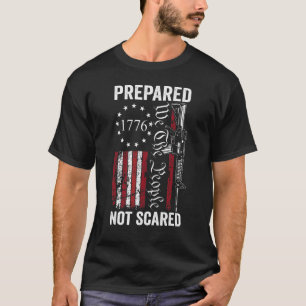 Camiseta Emenda De segundo Não Assustada Ar15 Pro Gun Pr