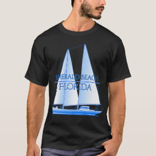Camiseta Emerald Beach Florida Coastal Náutica Sai à vela