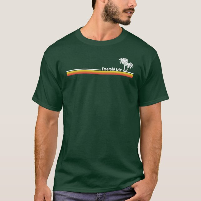 Camiseta Emerald Isle Carolina do Norte (Frente)