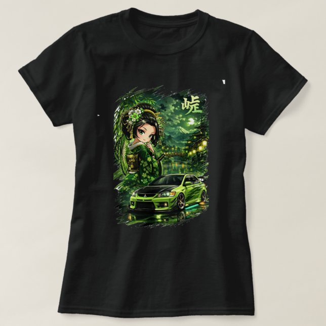 Camiseta Emerald Midnight Touge (Frente do Design)
