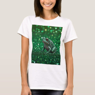 Camiseta Emergência Encantadora: O Sapo Verde Sparkle
