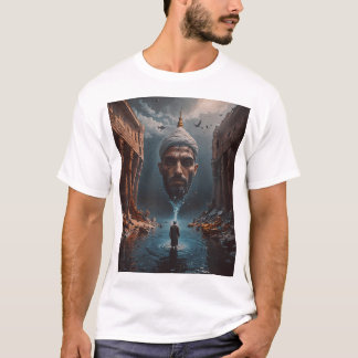 Camiseta Emergência Mística: Um Despertar Espiritual na Águ