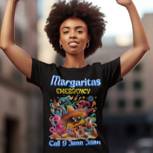 Camiseta Emergência Sombrero e Óculos Solares Margarita