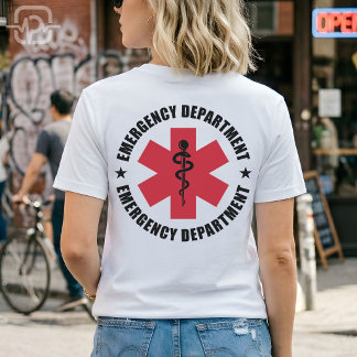 Camiseta Emergency Department Star of Life Medical Emblem