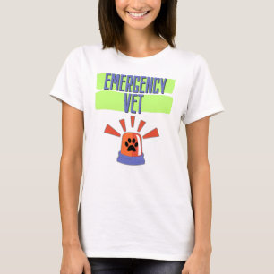 Camiseta Emergency Vet – Veterinary Emergency Design