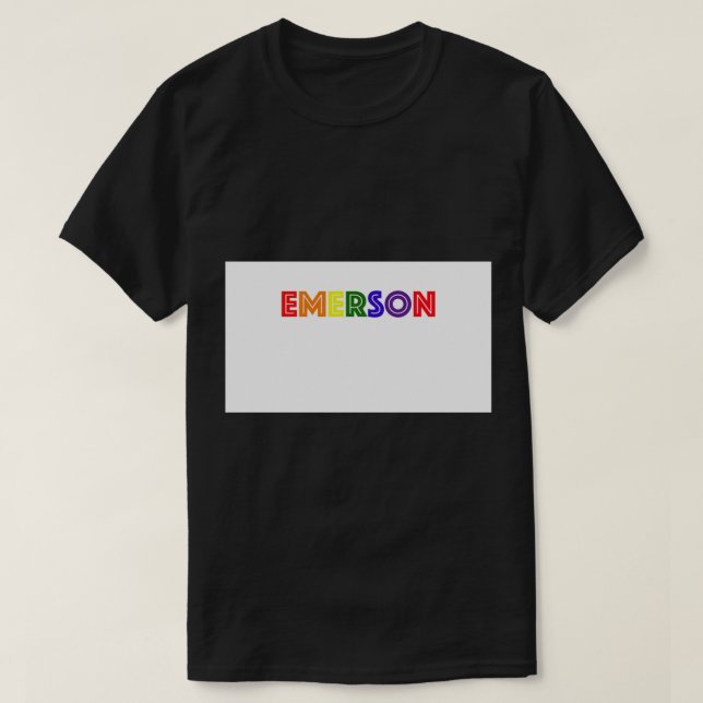 Camiseta Emerson College Pride (Frente do Design)