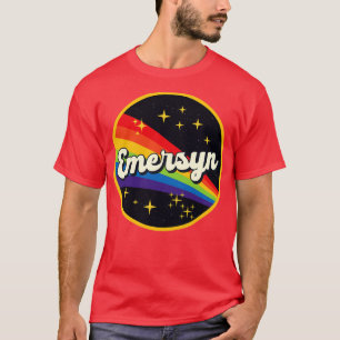 Camiseta Emersyn Rainbow In Space Vintage Style