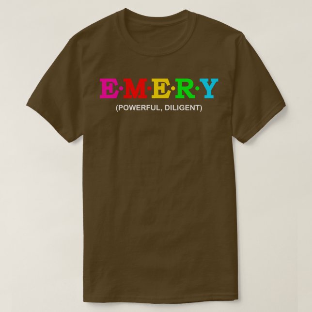 Camiseta Emery Poderoso Diligente (Frente do Design)