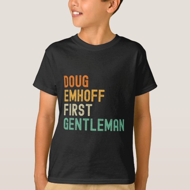 Camiseta Emhoff Como Primeiro Cavalheiro Kamala Harris Husb (Frente)