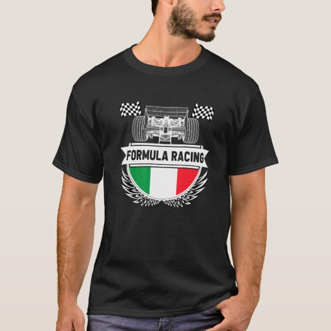Camiseta Emilia Romagna Auto Race Itália Flag Racing (Frente)