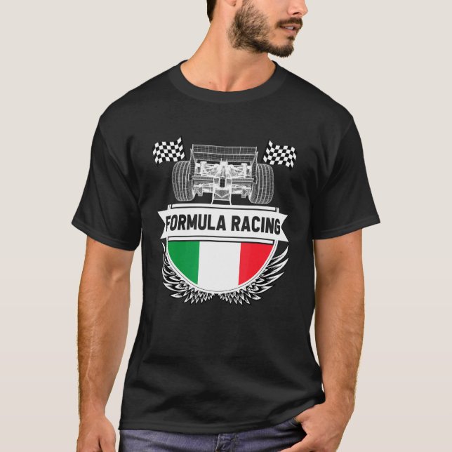 Camiseta Emilia Romagna Auto Race Itália Flag Racing (Frente)