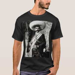 Camiseta Emiliano Zapata México Famoso Face @ Retrato