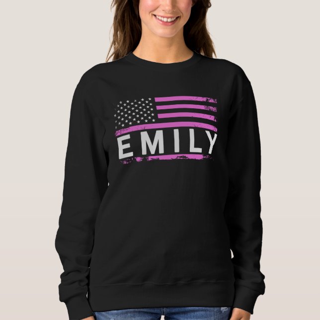 CAMISETA EMILY AMERICAN FLAG FOR EMILY (Frente)