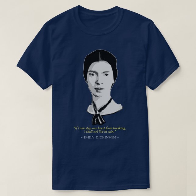 Camiseta Emily Dickinson Cote (Frente do Design)