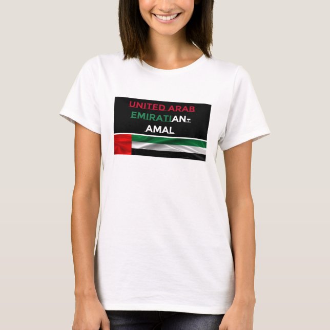 Camiseta Emirados Árabes Unidos-Mulheres Amais (Frente)