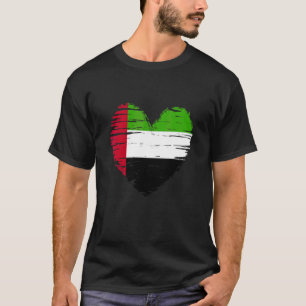 Camiseta Emirados Árabes Unidos Sinalizador dos Emirados Ár