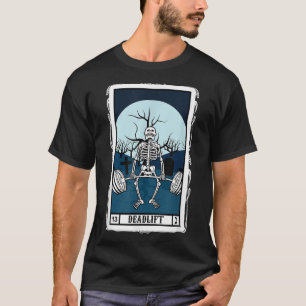 Camiseta Emissão De Carteira Tarot Exercício Funny Skeleton