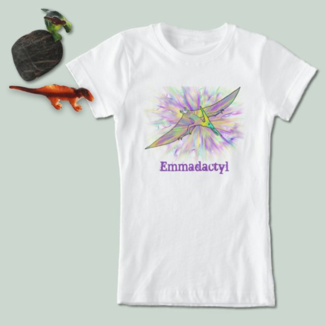 Camiseta Emma dactyl Funny Colorny Pterodactyl Dinossaur (Criador carregado)