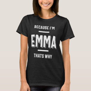 Camiseta Emma Name Personally Women Girl