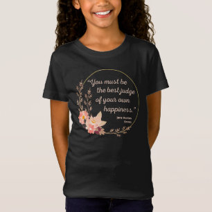 Camiseta Emma Por Jane Austen Citação I - Estilo Bonito