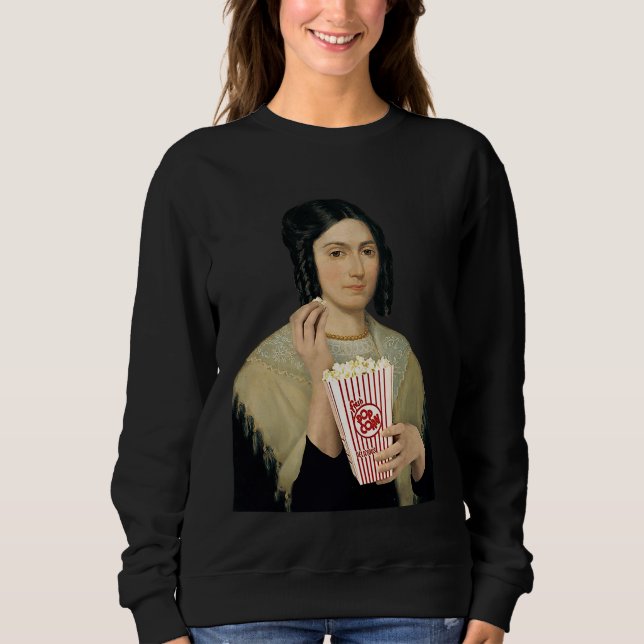 Camiseta Emma Smith Eating Popcorn Funny Mormon Exmormon T (Frente)