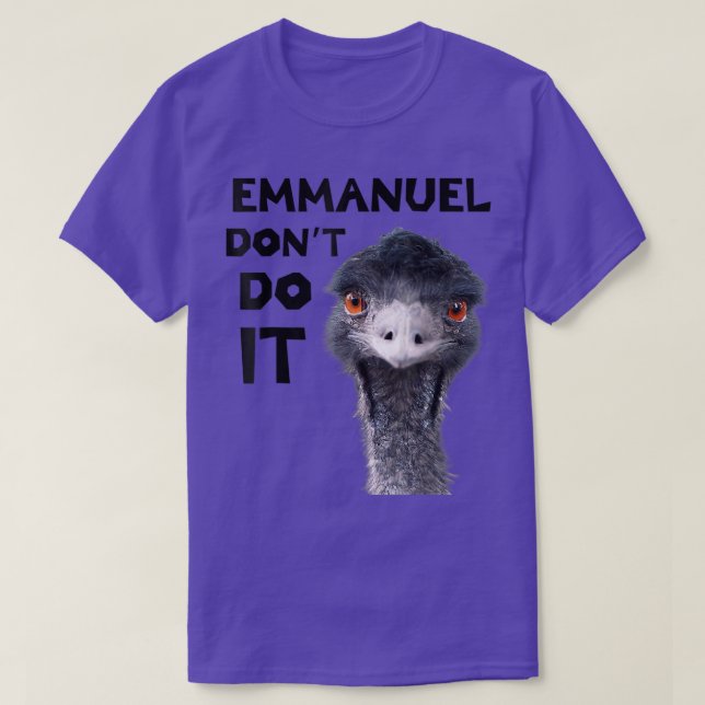 Camiseta Emmanuel Dont Do It (Frente do Design)