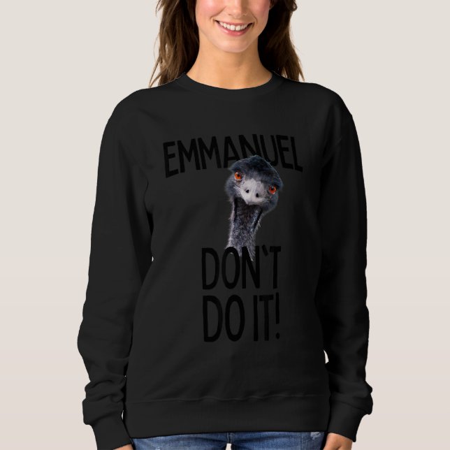 Camiseta Emmanuel don't do it  Emu   Viral Cute Hit (Frente)