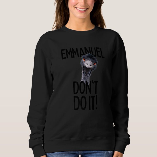 Camiseta Emmanuel don't do it Emu  Viral Cute Hit (Frente)
