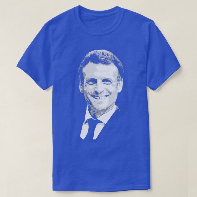 Camiseta Emmanuel Macron (Frente do Design)