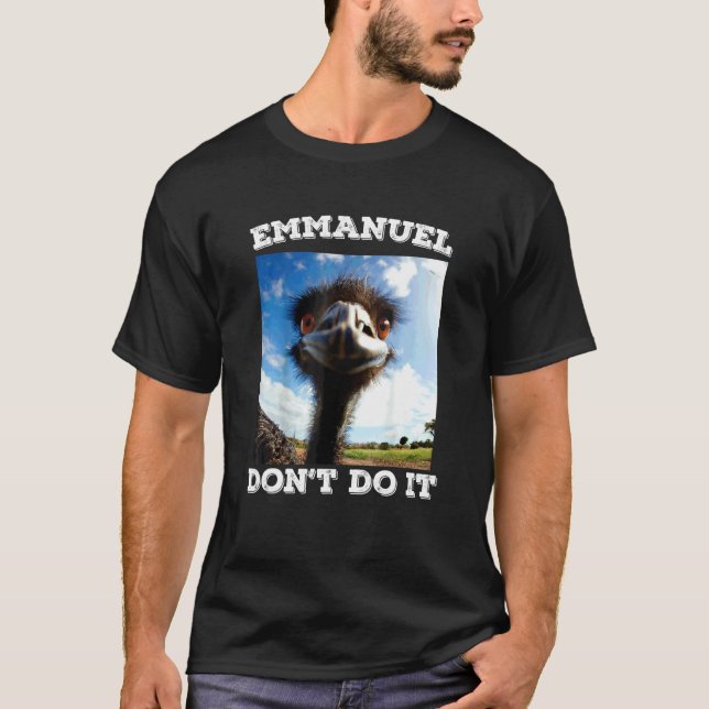 Camiseta Emmanuel Não Faça Emu (Frente)