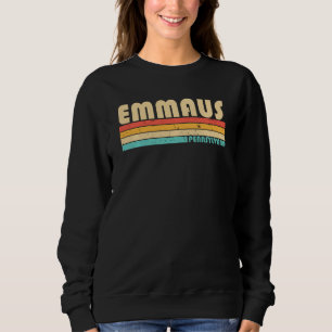 Camiseta Emmaus Pa Pensilvânia Funny City Home Roots Retro