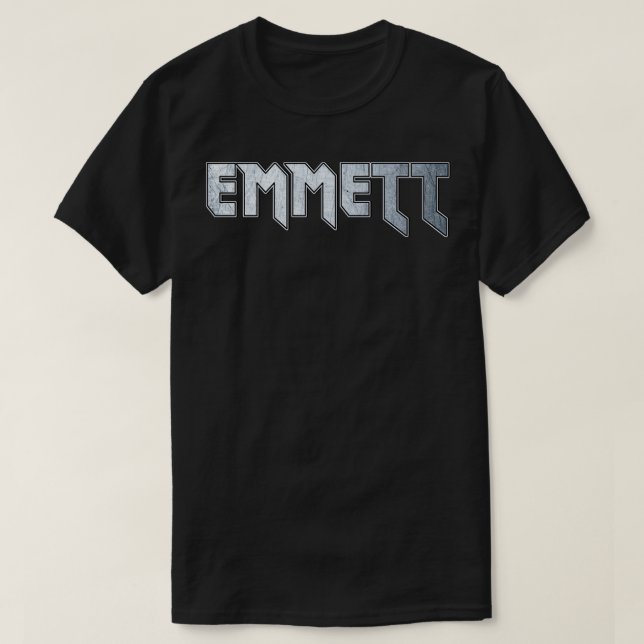 Camiseta Emmett de metal pesado (Frente do Design)