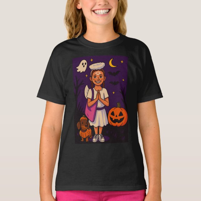 Camiseta Emmy no estilo Halloween 2 (Frente)