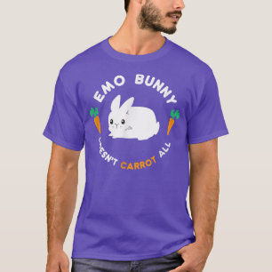Camiseta Emo Bunny não apodrece tudo, Páscoa engraçada G