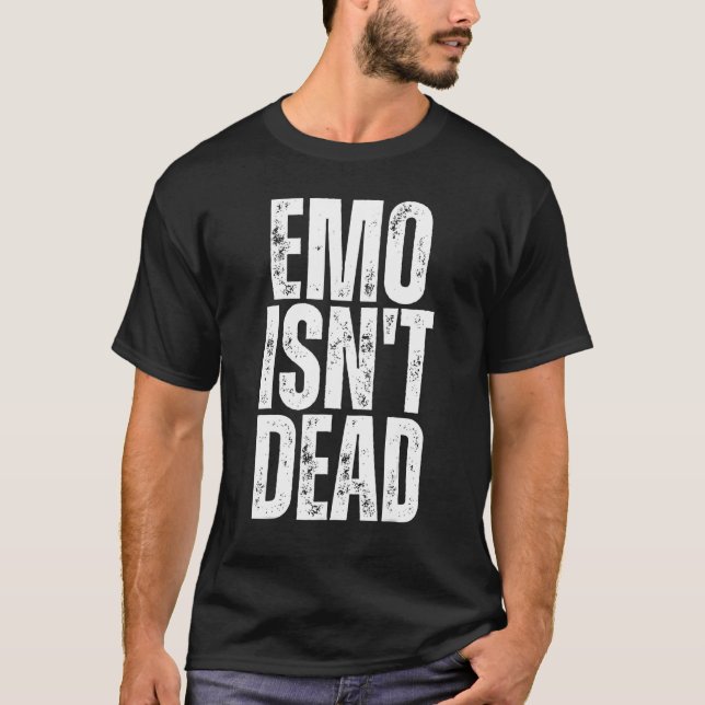 Camiseta EMO ISN'T DEAD It Was Never Just A Phase It's A Li (Frente)