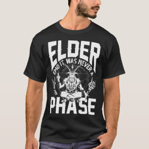 Camiseta Emo Mais Velho Nunca Foi Um Esqueleto Gótico Fase 