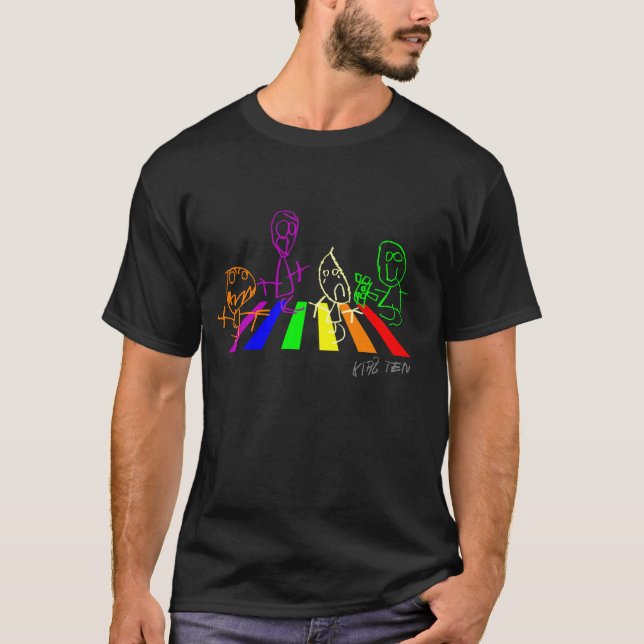 Camiseta Emoções da estrada da abadia (Frente)