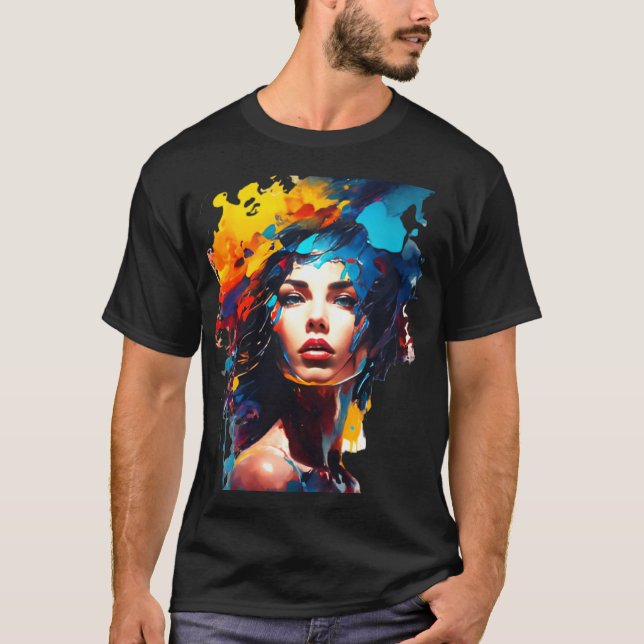 Camiseta Emoções vívidas (Frente)