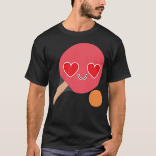 Camiseta Emoji de Tênis de Mesa