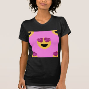 Camiseta emoji do coração