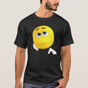 Camiseta Emoji Emoticon Face Emotion Icon Sad