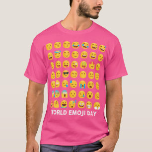 Camiseta Emoji Face World Emoji Day 17 De Julho