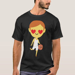 Camiseta Emoji, Garoto de Basquete