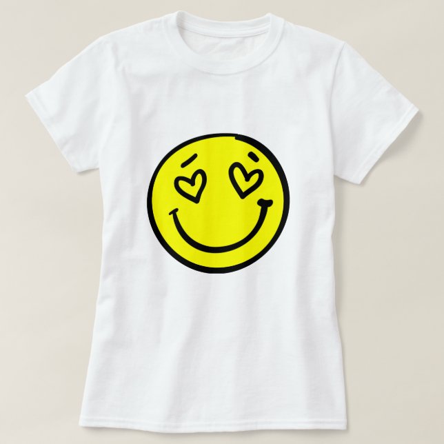 Camiseta Emoji Happy icon (Frente do Design)